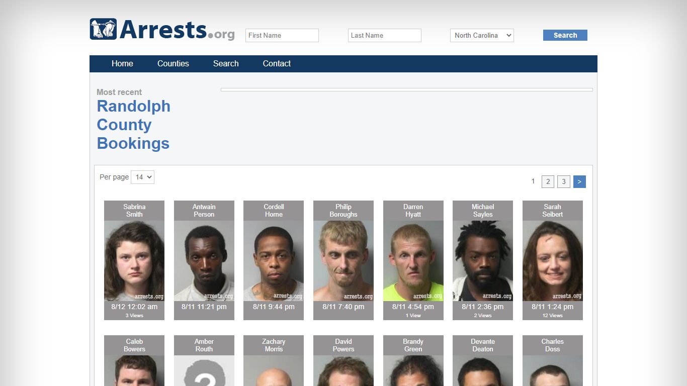 Randolph County Arrests and Inmate Search